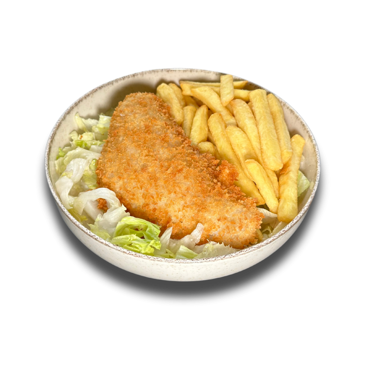 Perch fillet with french fries
