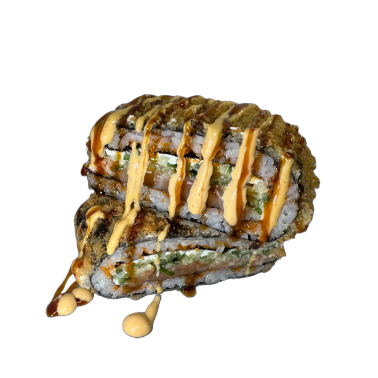 Street Sushi with bacon